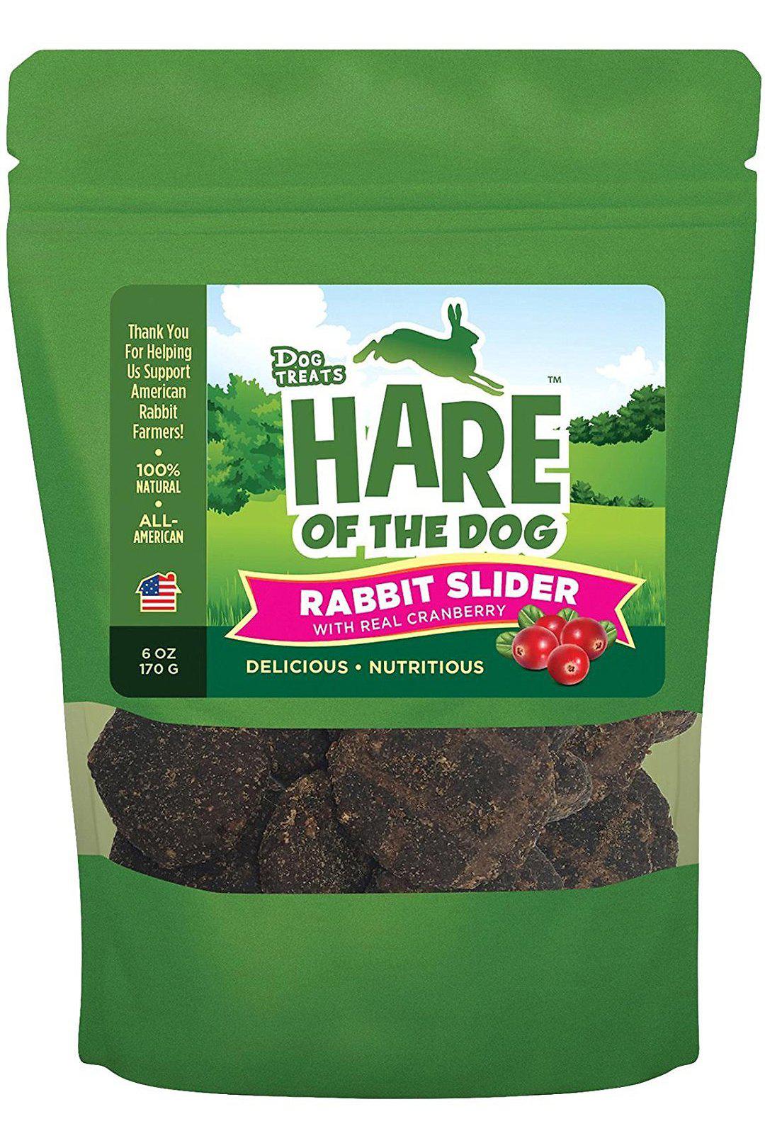 Hare of the Dog 100% Rabbit Sliders Dog Treats